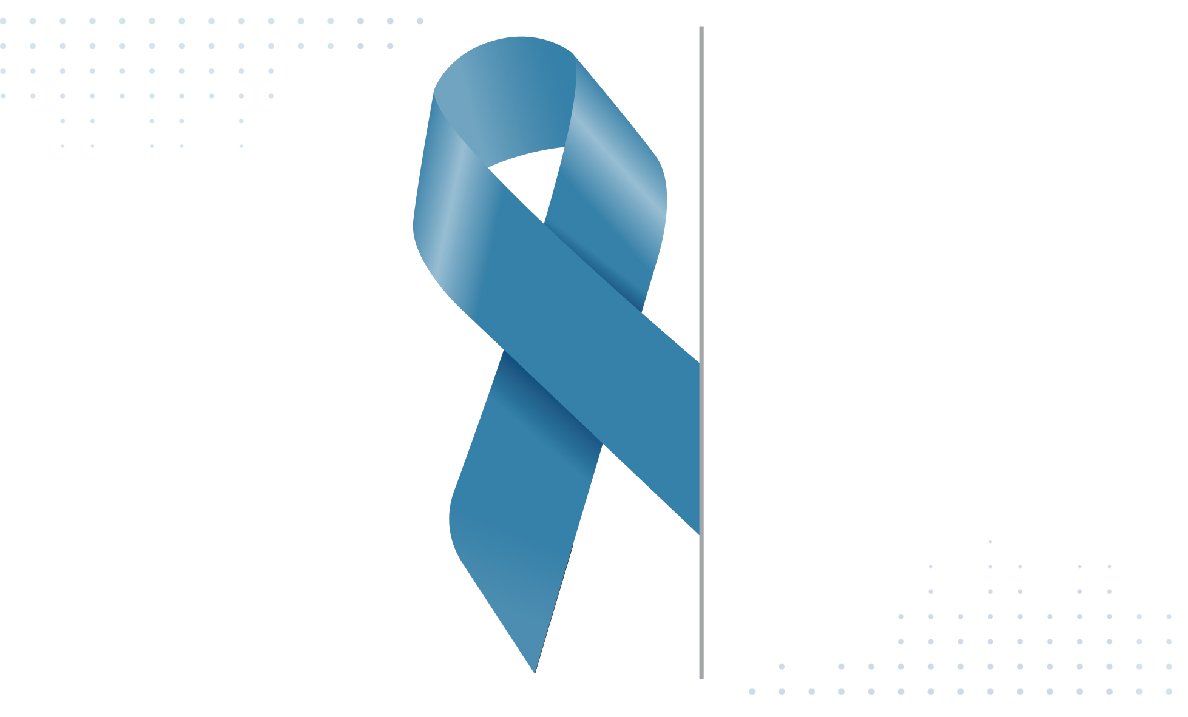 Blue Cancer Ribbon